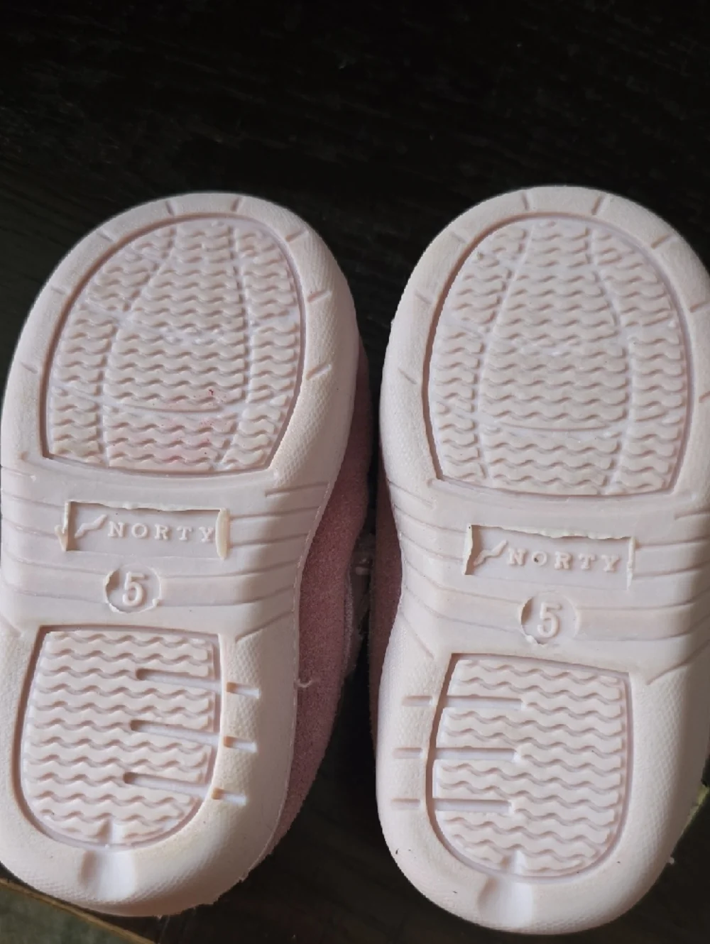 Kids Pink Moccasin Slippers with Faux Fur Lining
